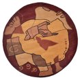 thumbnail image 2 of Rugsotic Carpets Hand Tufted Wool Eco-Friendly Area Rugs - 8'x8', Round, Multicolor, Modern Contemporary Design, High Pile Handmade Anti Skid Rugs for Living Room, Bed Room (K00694), 2 of 6
