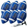 thumbnail image 1 of Balones de Fútbol Franklin Sports Azul Blanco Paquete de 6 con Bomba para Niños, 1 of 8