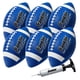 thumbnail image 1 of Balones de Fútbol Franklin Sports Azul Blanco Paquete de 6 con Bomba para Niños, 1 of 8