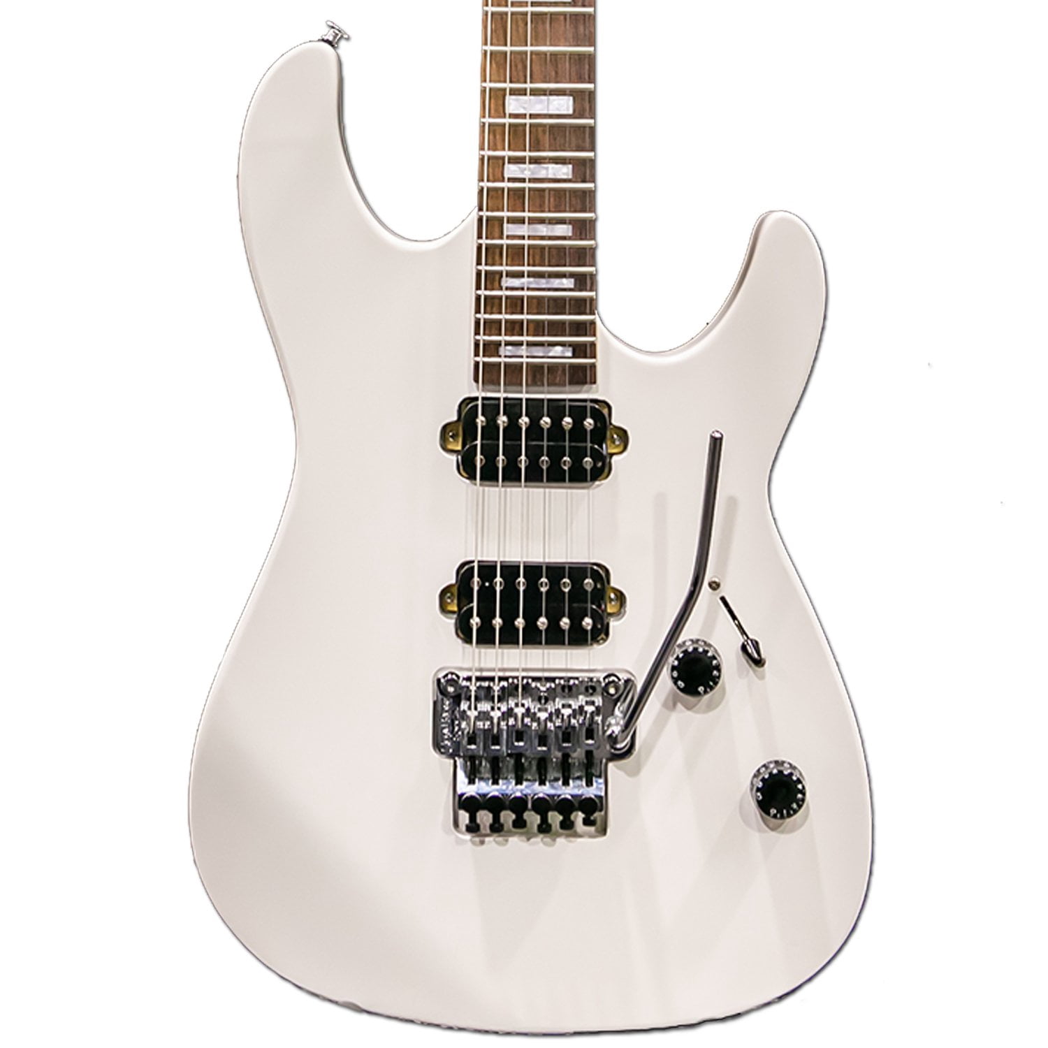 Sawtooth ST-M24 Electric Guitar with Floyd Rose, Satin White