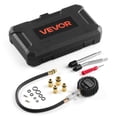 thumbnail image 1 of VEVOR Engine Cylinder Compression Tester Kit, Pressure Gauge Range of 10-200 PSI, Compression Tester Kit with 4 Adapters, Straight & Angled Extended Metal Tubes for Automotive Cars and Motorcycles, 1 of 9