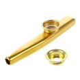 thumbnail image 3 of Metal Kazoo Flauta Boca Música Instrumento Dorado, 3 of 5