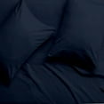 thumbnail image 4 of 4 Piece Luxury Bed Sheet Set - 600 Thread Count - 100% Egyptian Cotton - 15" Deep Pocket - Hotel Quality Bed Sheet Set - Full XXL Size - Navy Blue Solid, 4 of 6
