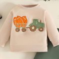 thumbnail image 4 of HCNTES Baby Boy Winter Clothes Toddler Baby Boy Halloween Clothes 6 12 18 24 Months 2T 3T 4T Fall Outfits Long Sleeves Cute Funny Letter trucks,and boys daddy ’s mvp Printed Sweatshirt Pants Set, 4 of 4