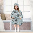 thumbnail image 7 of joogoo Wearable Blanket Hoodie for Anchors and Seashells Oversized Sherpa Hooded 3-14 YR M, 7 of 7