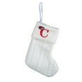 thumbnail image 2 of OEFNTAC Christmas Decorations Christmas Ornaments Knitted White Embroidered Letter Christmas Socks for Hanging on Christmas Tree, 2 of 5