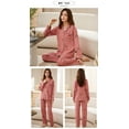 thumbnail image 2 of REDHOTYPE Nouveau Pyjama en Coton Imprimé Mode Ensemble Pyjama Manches Longues Femmes Tricoté Molletonnée Homewear Parti, 2 of 3