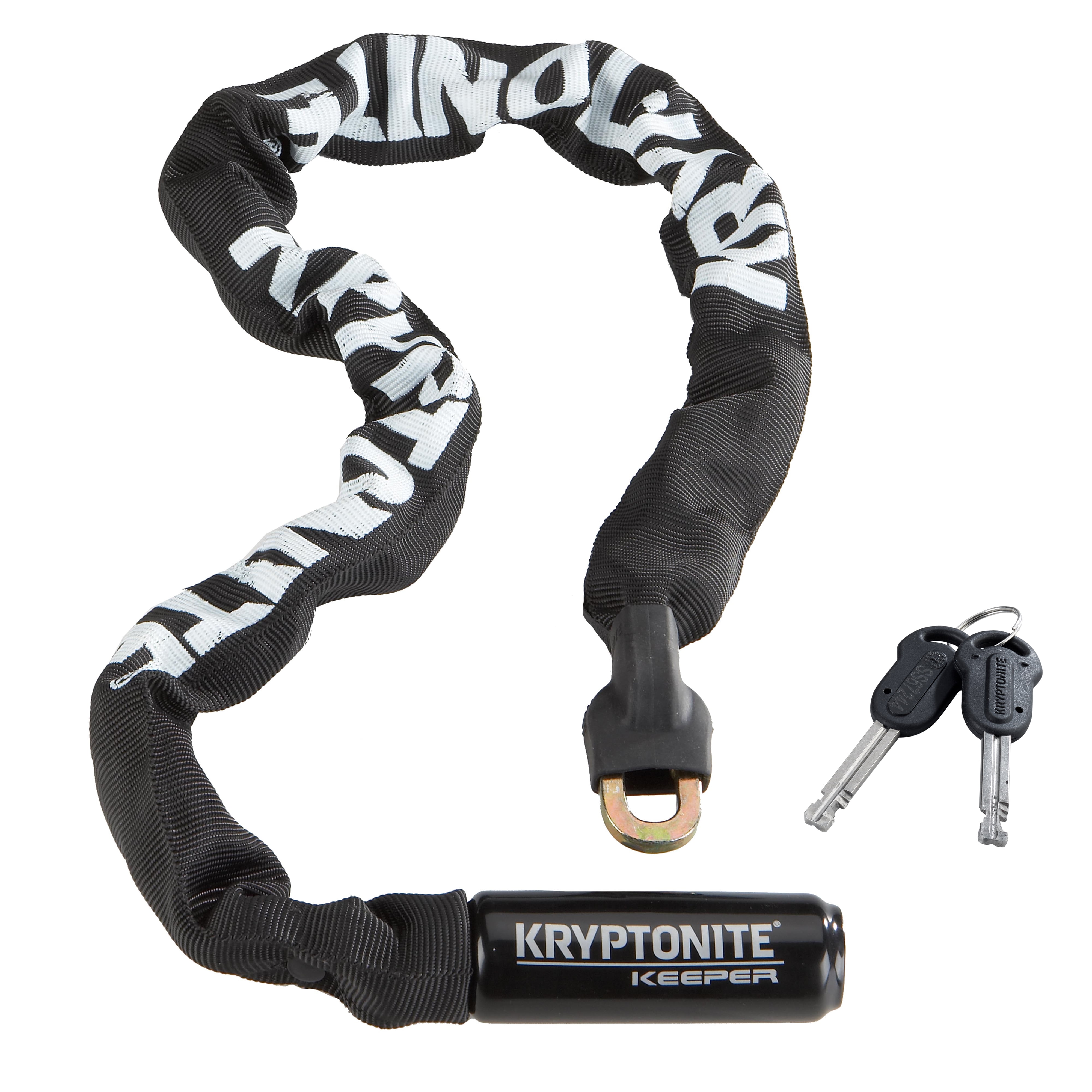 Kryptonite Keeper Integrated Chain Lock 47"'120cm x7mm flexible Compact Security 