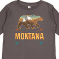 thumbnail image 4 of Inktastic Montana Vacation Bear Silhouette Boys or Girls Long Sleeve Toddler T-Shirt, 4 of 5
