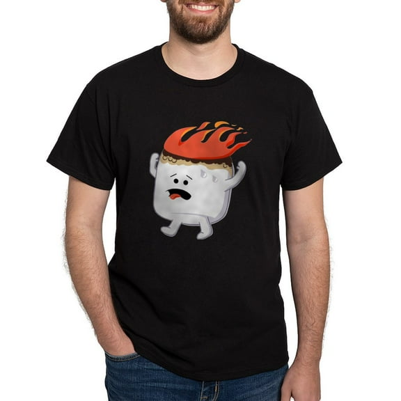 CafePress - Marshmallow2 T Shirt - Men's Classic Graphic Cotton T-Shirt