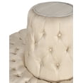thumbnail image 4 of Gold Rococo Circular Cream Settee, 4 of 4