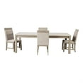 thumbnail image 2 of Furniture of America Telli 5-Piece Wood Dining Table Set in Gray and Stone Gray, 2 of 20