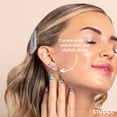 thumbnail image 6 of STUDEX Sensitive Stainless Steel Ball Stud Earrings 4mm | Hypoallergenic and Nickel Free for Sensitive Ears | Surgical Stainless Steel Posts | High Fashion Earrings for Women and Men-PR-622W-S, 6 of 8