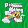 thumbnail image 2 of South Park Princess Kenny Unisex Adult T-Shirt, Kelly Green, Small, 2 of 6