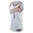 thumbnail image 2 of Men's Nike Devin Booker White Phoenix Suns Authentic Jersey - Association Edition, 2 of 3