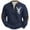 Navy@GC@, variant on CONZONE Christmas Men's Sweatshirts Crewneck Sweatshirt for Men Xmas Deer Graphic Long Sleeve Half Zip Fashion Fall Winter Workout Clothes