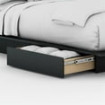 thumbnail image 6 of Home Square 2-Piece Set with Platform Bed and Queen Panel Headboard in Black, 6 of 9