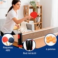 thumbnail image 3 of Juego de Ping Pong Bluelander con Red Extensible, 2 Raquetas y 6 Pelotas, Set Portátil con Bolsa, 3 of 5
