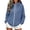 Blue, variant on BUIGTTKLOP Zip up Hoodies for Women Casual Long Sleeve Hooded Sweatshirts Zipper Fall Jackets with Pockets