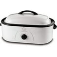 Rival Large Electric 18Quart Roaster Oven for Turkey, White RO180