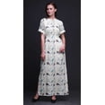 thumbnail image 4 of Bimba Robe Longue d'Été en Rayonne Imprimée Baleine Océan à Manches Kimono avec Fente - Medium, 4 of 6