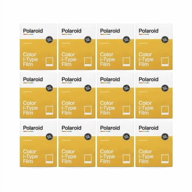 Película Polaroid Originals Color para I-Type, paquete de 12 (96 fotos)