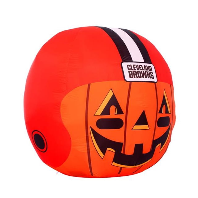 Sporticulture INFLJHCLE 4 ft. NFL Cleveland Browns Team Pride Inflatable Jack-O-Helmet