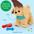 thumbnail image 3 of Battat Animated Plush Puppy Interactive Walking Stuffed Animal for 3 Years +, 3 of 8