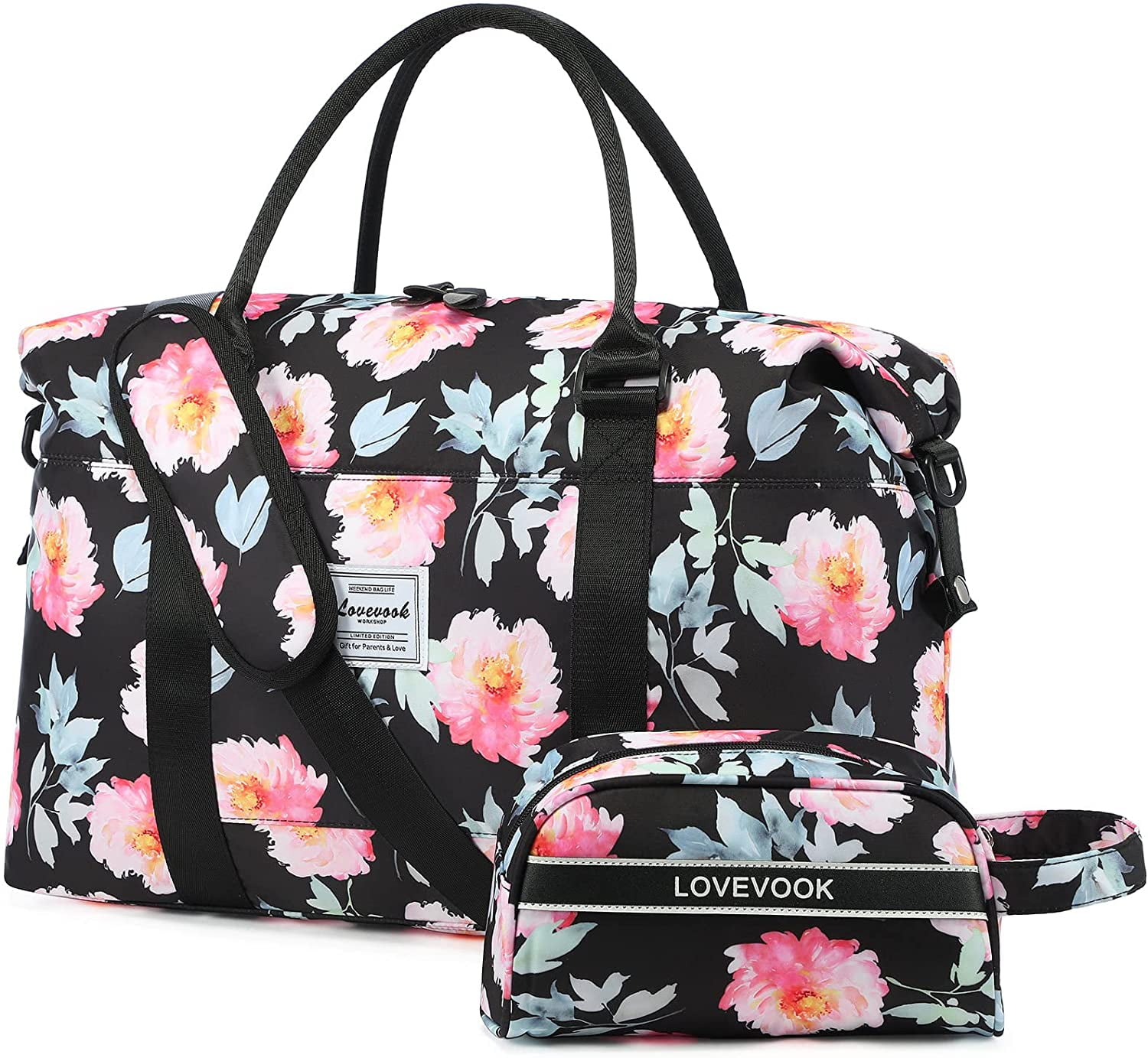 Lovevook Weekender Bags for Women, Large Travel Duffel Bag, Woman ...