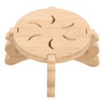 thumbnail image 3 of Durable Wood Plant Stand for Kids Use with Rustic Style and Stable Structure Khaki 5.5 Inches, 3 of 5