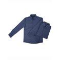 thumbnail image 4 of LELINTA Chemise de Robe Blanche Solide pour Hommes et Chemises de Robe pour Hommes Sans Rides à Manches Longues, Couleur Noire / Bleue, jusqu'à la Taille 5XL, 4 of 6