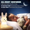 thumbnail image 4 of Luz de Noche LIUXGMXG Conejo Silicona Recargable, 4 of 5