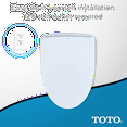 thumbnail image 3 of WASHLET S500e Elongated Bidet Toilet Seat with ewater+ and Contemporary Lid, Cotton White - SW3046#01, 3 of 9