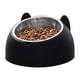 thumbnail image 3 of Cuenco de agua para comida de mascotas, cuenco de alimentación desmontable de acero inoxidable para evitar resbalones, forma de dibujos animados, para perros y gatos, 3 of 8