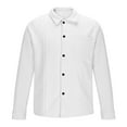 thumbnail image 2 of Shirt Jackets for Men Winter Coat for Men Men's Fashionable Jacket Casual Pocket Loose Long Sleeved Shirt Jacket, S-3XL, 2 of 6