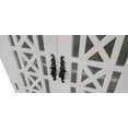 thumbnail image 5 of Leroy Accent Solid Wood Cabinet W/ Glass Door & Shelf White, 5 of 5