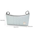 thumbnail image 5 of Bolsa colgante para cochecito con bolsa húmeda, bolsa de pañales para bebé, organizador de cochecito, bolsa de almacenamiento portátil para cochecito para exteriores (azul), 5 of 5