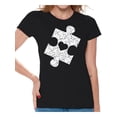 thumbnail image 1 of Awkward Styles Autism Shirt for Women Puzzle Piece Shirts Autism Awareness Shirts Womens Autism Shirt Autism Tshirt for Women Distressed, 1 of 4