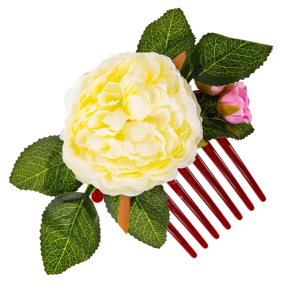 OFFIGAM Hairpin with Flower Decoration Versatile Hair Accessories Women 1Pack