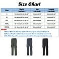 thumbnail image 5 of Aayomet Workout Pants for Men Waist Pant Solid Full Length Pocket Zipper Fly Pants (Black, XXXL), 5 of 5