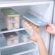 thumbnail image 1 of HAMPPLIES 1Ud Caja Para Guardar Huevos Con 10 Compartimentos Azul Con De Fecha Para Refrigerador, 1 of 7