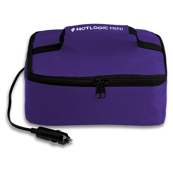 HotLogic Mini Portable Thermal Food Warmer for Home and Travel, Purple