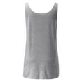 thumbnail image 5 of Tank Tops For Women Summer Fashion Top Shirt Casual Chiffon Sleeveless Top Shirt Elegant Solid U Neck Sports Top Blouse Camisole Tops For Women, 5 of 5