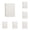 White3, variant on Planner Refill Paper B5 9 Holes, Squared Grid Notepaper Inserts for Ring Binder Journals, Diary, Notebook Refill Pages, Smooth Acid Free Paper for Daily Use