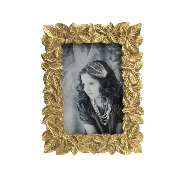 6" Gold Te x tured Photo Frame