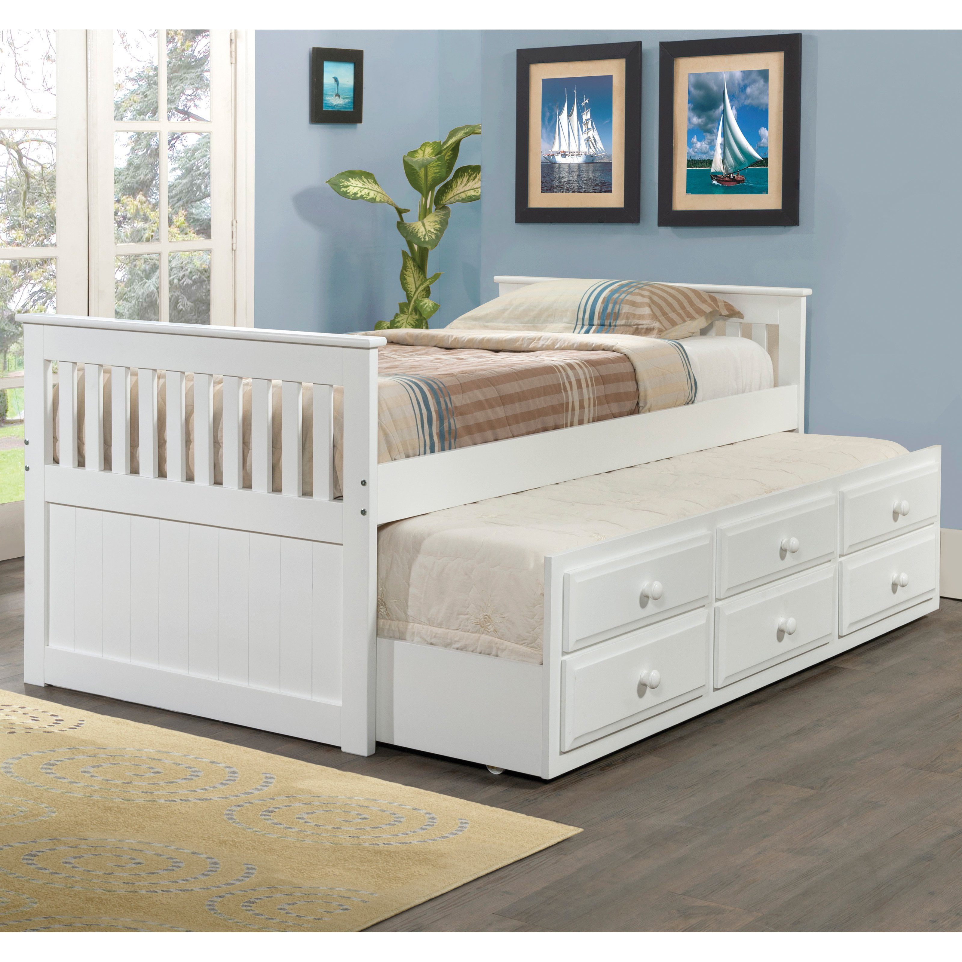 twin bed with trundle