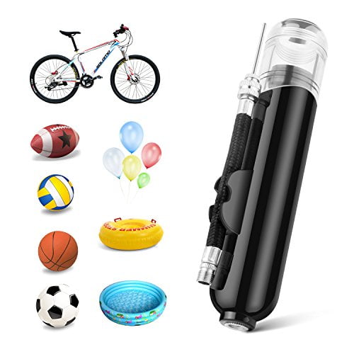 Football,Volleyball Soccer Rugby Sport Ball and Other Sports Ball /… Dual Action Ball air Pump with 4 Needles,3 air Hose and Plastic Needle Best for Basketball