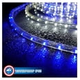 thumbnail image 5 of 30ft White Blue LED Rope Lights with 4-Level Dimmable Controller Outdoor Decorative Lighting for Christmas Winter Snow wedding Party Theme, 5 of 9