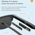 thumbnail image 5 of Smart Glasses, Blue Light Filtering & Polarized Sunglass Lenses - Low Latency Audio,Built-in Mic & Speakers - Touch & Voice Assistant, 5 of 5