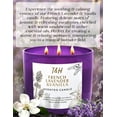 thumbnail image 5 of French Lavender Vanilla 3-Wick Soy Candle – Calming Aromatherapy Candle in Gift Box | Large 15.8 oz Clean-Burning Scented Candle for Home, Men & Women, 5 of 7